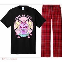 Axolotl Kawaii Baphomet Pastel Goth Cute Creepy Nu Goth  Pajama Set thumb 0