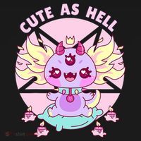 Axolotl Kawaii Baphomet Pastel Goth Cute Creepy Nu Goth  Women's Hoodie thumb 2