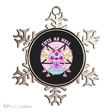 Axolotl Kawaii Baphomet Pastel Goth Cute Creepy Nu Goth  Ornament