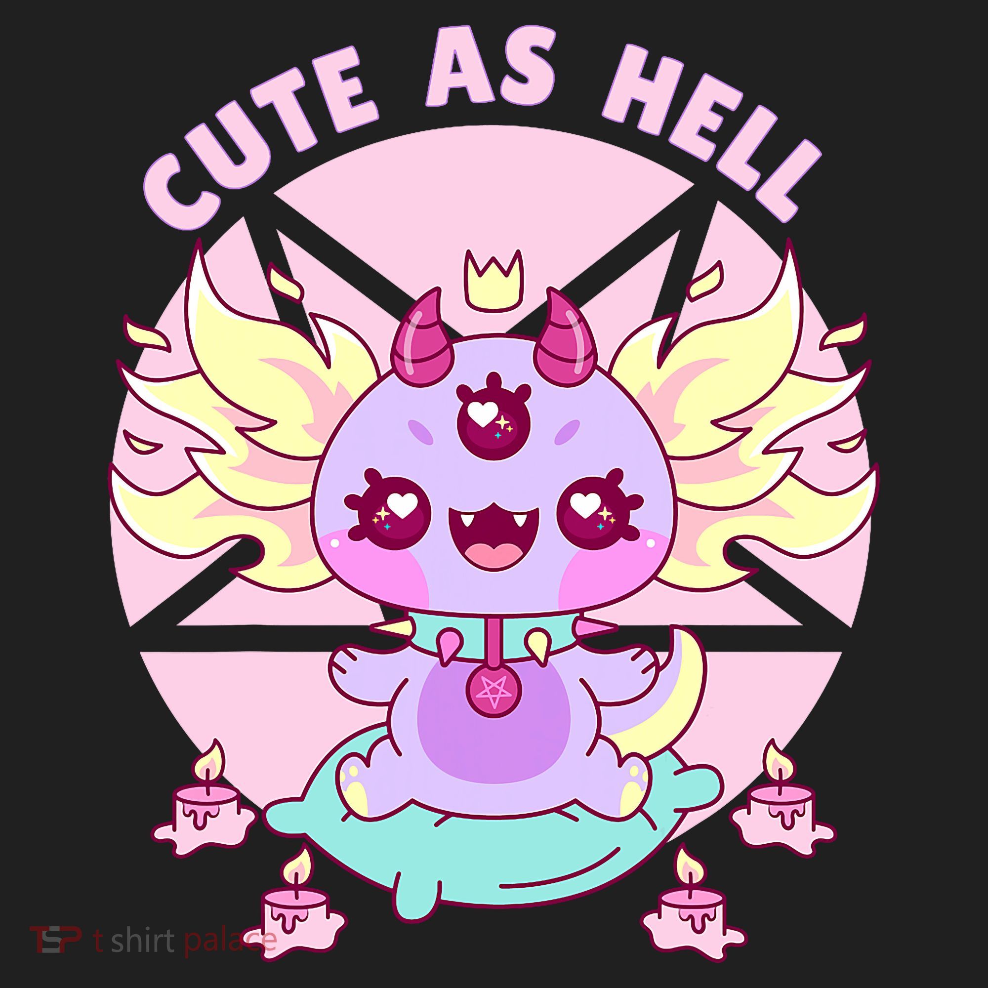 Axolotl Kawaii Baphomet Pastel Goth Cute Creepy Nu Goth  Hat