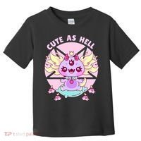 Axolotl Kawaii Baphomet Pastel Goth Cute Creepy Nu Goth  Toddler T-Shirt thumb 0