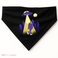 Aliens Kidnapping Bigfoot USA-Made Doggie Bandana thumb 0