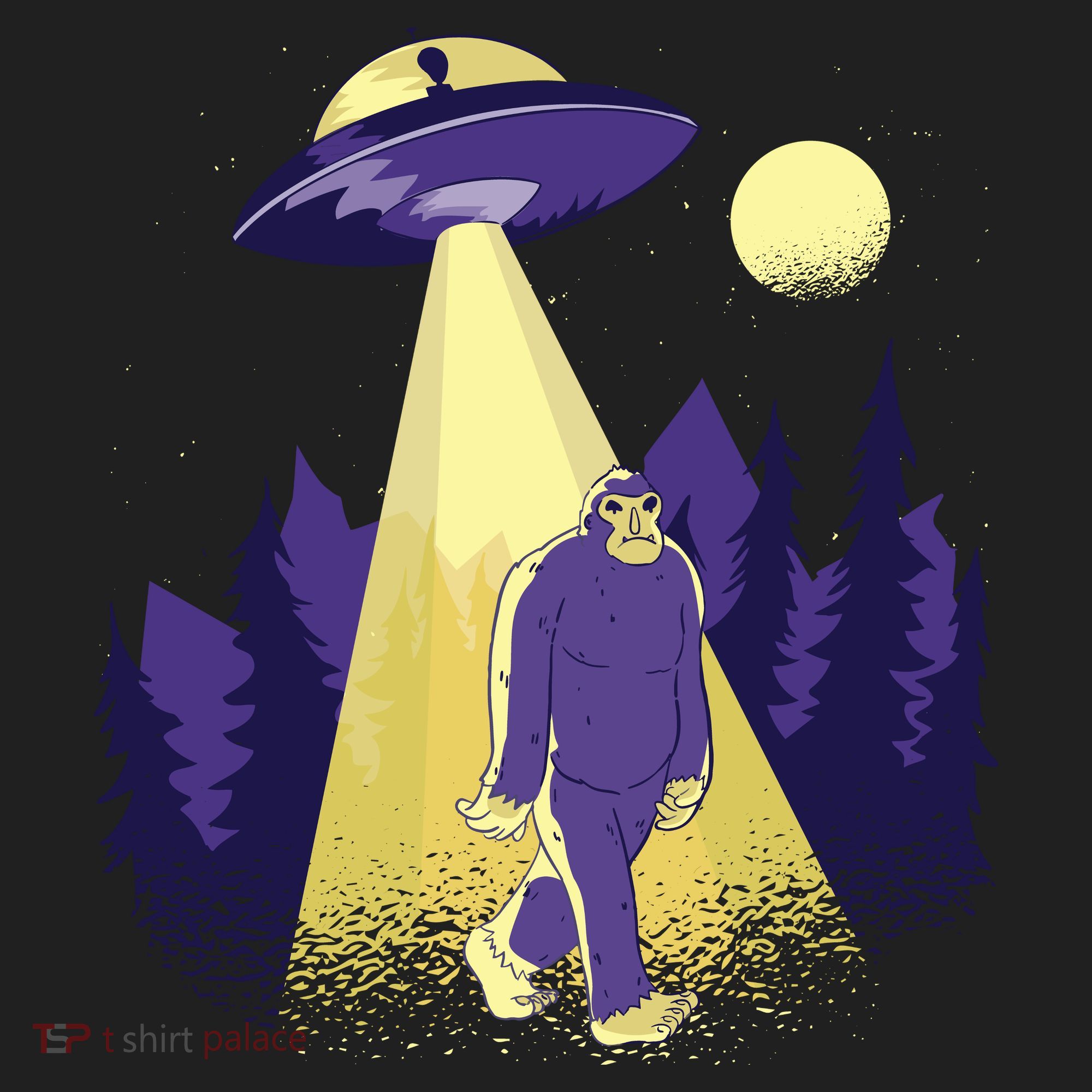 Aliens Kidnapping Bigfoot Hat