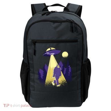 Aliens Kidnapping Bigfoot Backpack