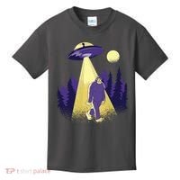 Aliens Kidnapping Bigfoot Kids T-Shirt thumb 0