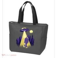Aliens Kidnapping Bigfoot Tote Bag thumb 3