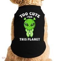 Alien Kawaii Cute Alien Too Cute For This Planet Doggie Tank thumb 0
