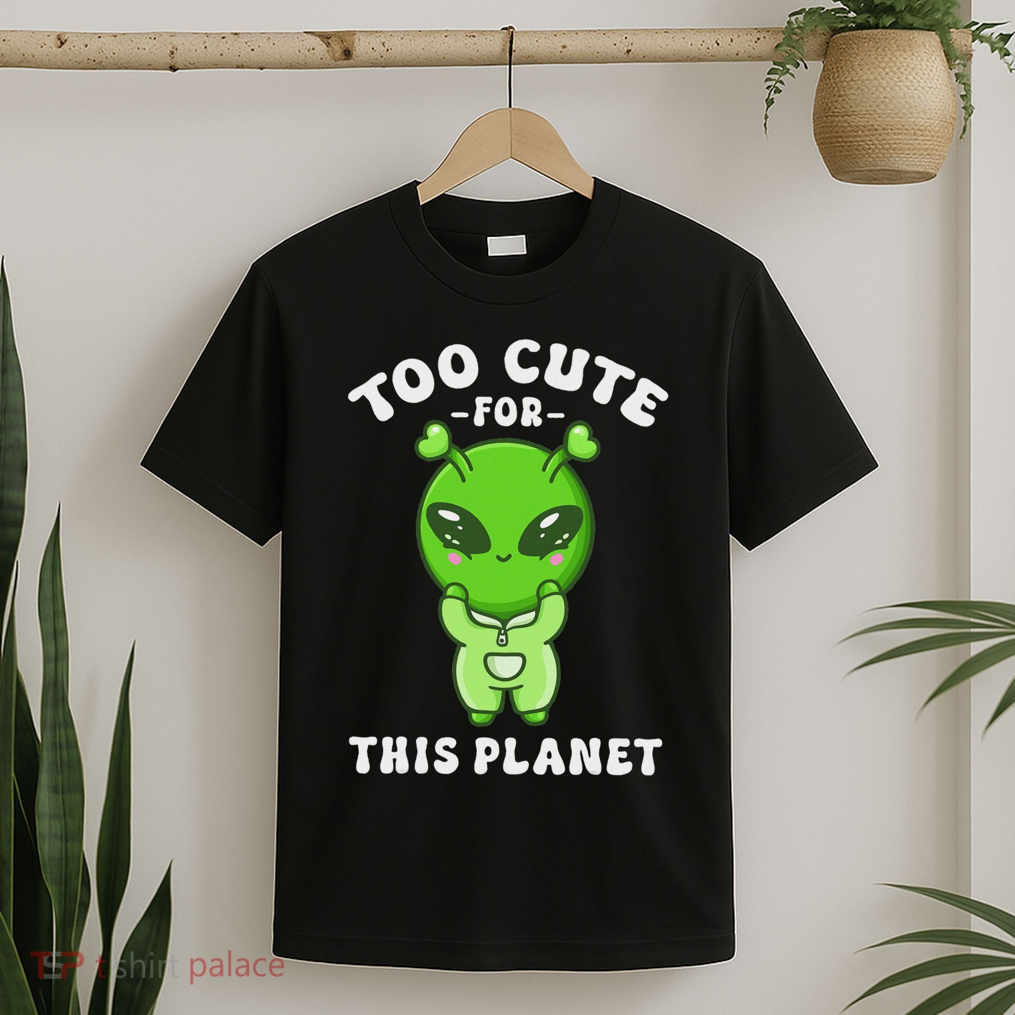 Alien Kawaii Cute Alien Too Cute For This Planet T-Shirt