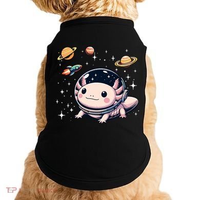 Axolotl Kawaii Cute Axolotls Astronaut Planets Space Doggie Tank