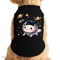 Axolotl Kawaii Cute Axolotls Astronaut Planets Space Doggie Tank thumb 0