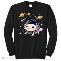 Axolotl Kawaii Cute Axolotls Astronaut Planets Space Sweatshirt thumb 0