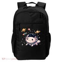 Axolotl Kawaii Cute Axolotls Astronaut Planets Space Backpack thumb 0