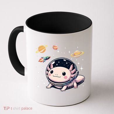 Axolotl Kawaii Cute Axolotls Astronaut Planets Space Coffee Mug