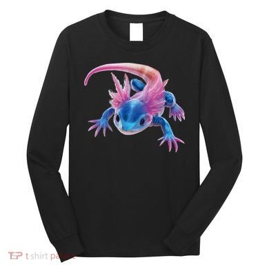 Axolotl Kawaii Cute Graphic Long Sleeve Shirt