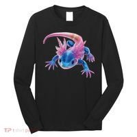 Axolotl Kawaii Cute Graphic Long Sleeve Shirt thumb 0