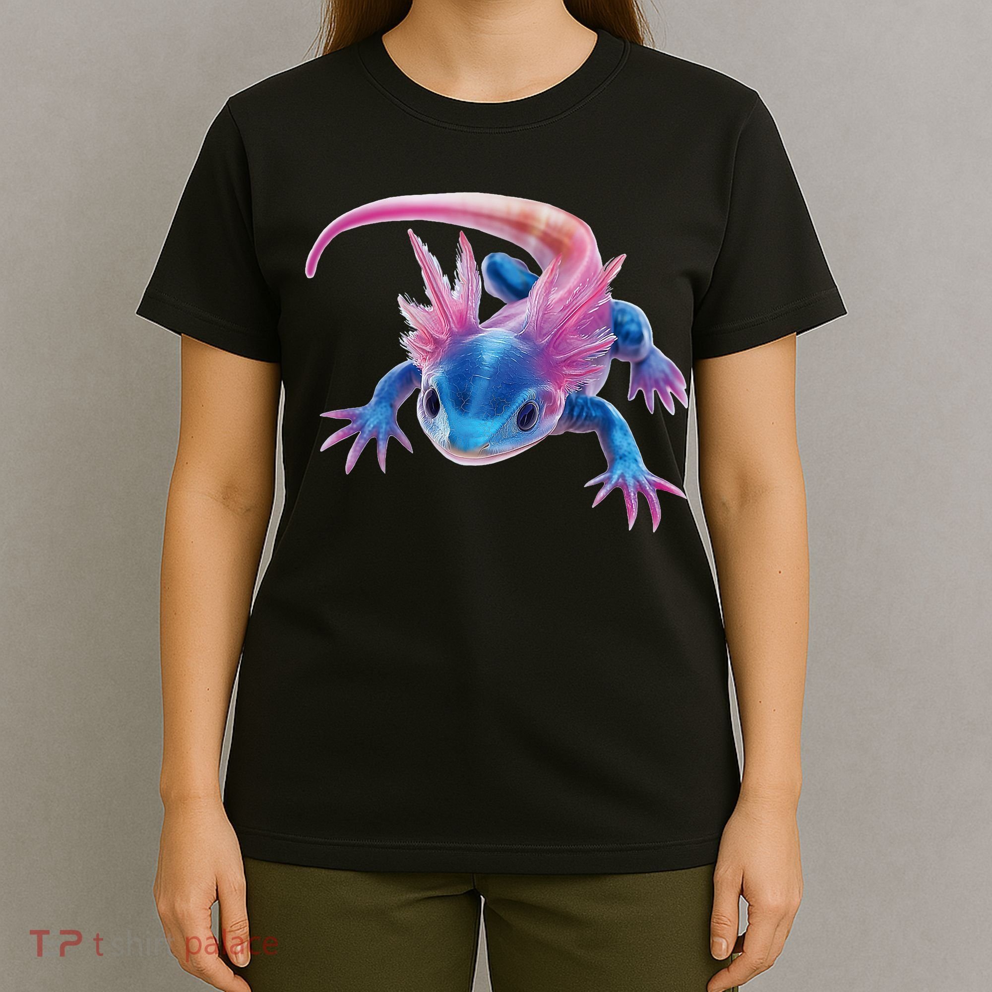 Axolotl Kawaii Cute Graphic T-Shirt