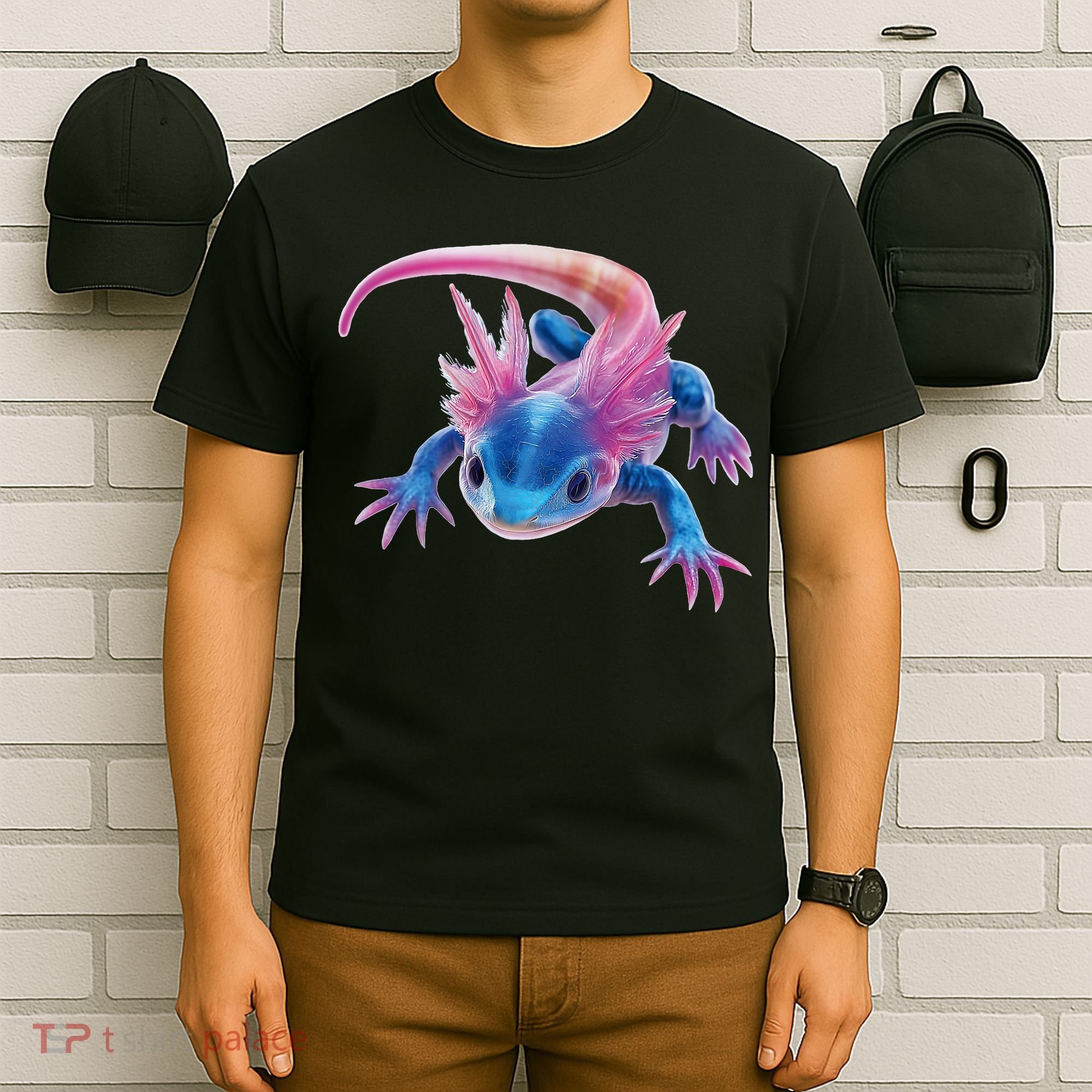 Axolotl Kawaii Cute Graphic T-Shirt