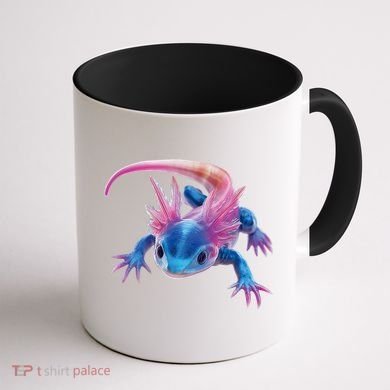 Axolotl Kawaii Cute Graphic Coffee Mug back