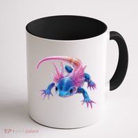 Axolotl Kawaii Cute Graphic Coffee Mug thumb 1