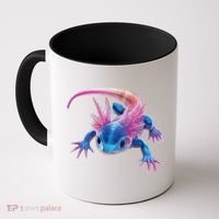 Axolotl Kawaii Cute Graphic Coffee Mug thumb 0