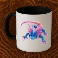 Axolotl Kawaii Cute Graphic Coffee Mug thumb 2