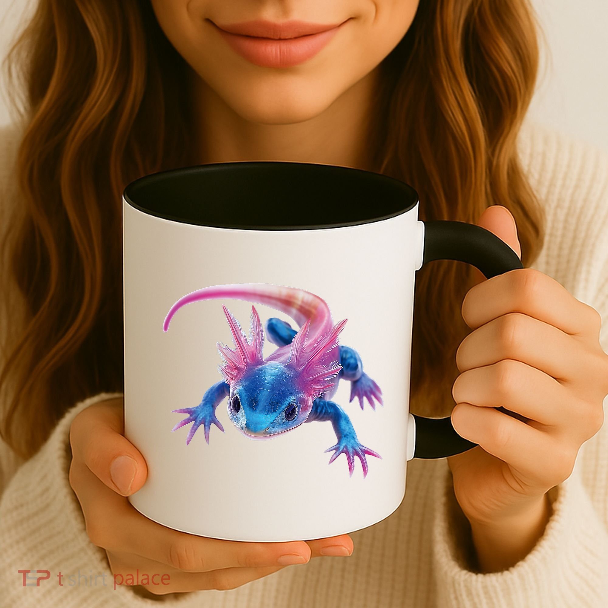 Axolotl Kawaii Cute Graphic Coffee Mug