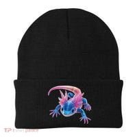 Axolotl Kawaii Cute Graphic Beanie thumb 0