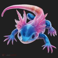 Axolotl Kawaii Cute Graphic Beanie thumb 2