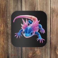 Axolotl Kawaii Cute Graphic Coaster thumb 0