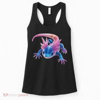 Axolotl Kawaii Cute Graphic Women's Tank Top thumb 0
