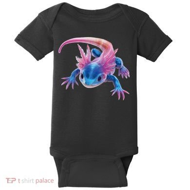 Axolotl Kawaii Cute Graphic Baby Bodysuit