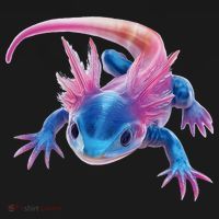 Axolotl Kawaii Cute Graphic Baby Bodysuit thumb 2
