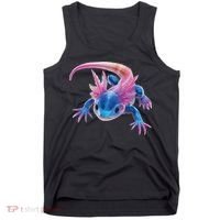 Axolotl Kawaii Cute Graphic Tank Top thumb 0