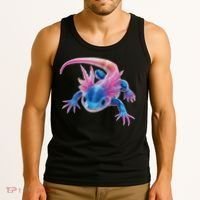 Axolotl Kawaii Cute Graphic Tank Top thumb 3