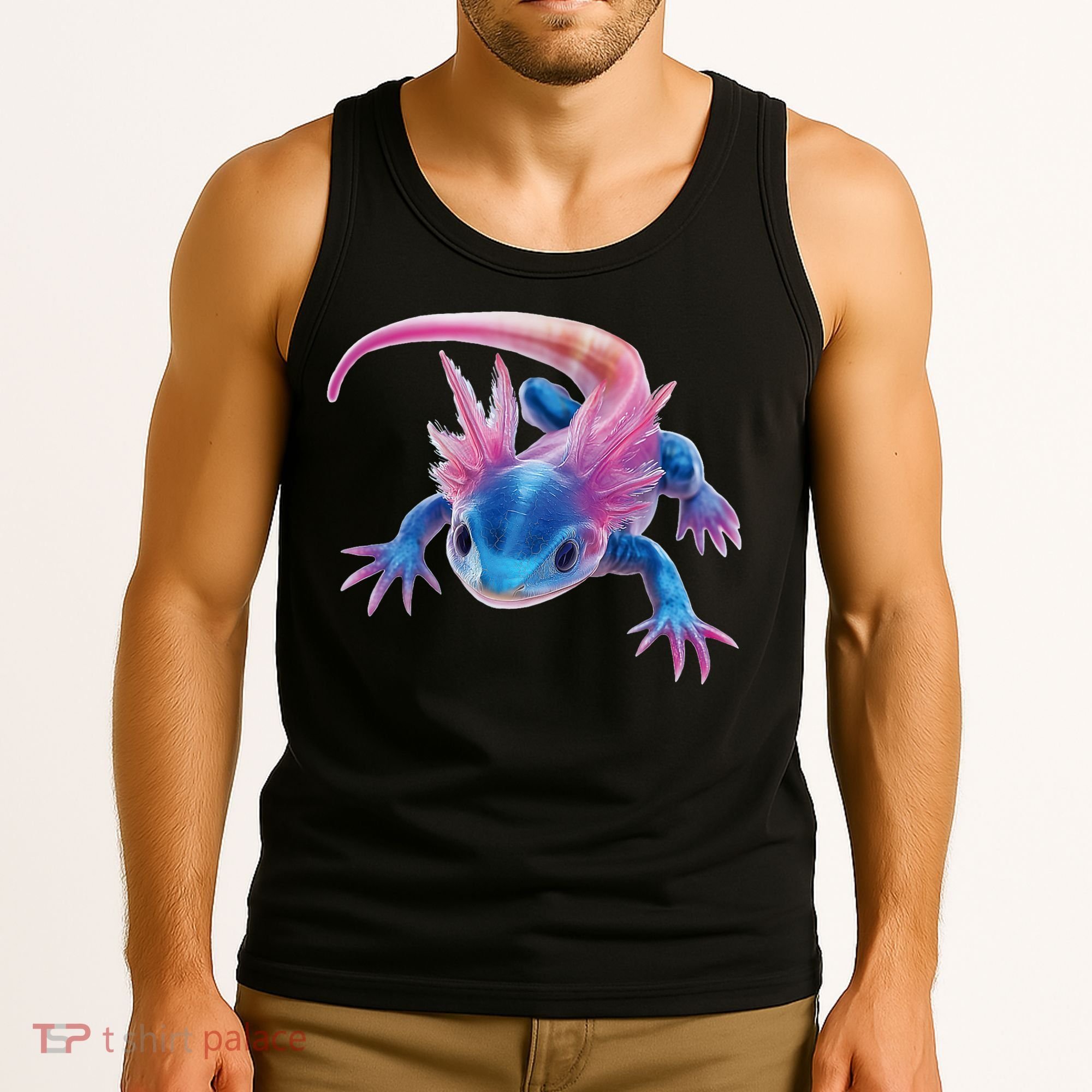 Axolotl Kawaii Cute Graphic Tank Top