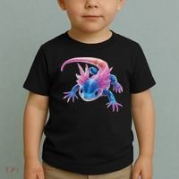 Axolotl Kawaii Cute Graphic Toddler T-Shirt thumb 2