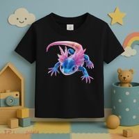 Axolotl Kawaii Cute Graphic Toddler T-Shirt thumb 3