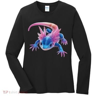 Axolotl Kawaii Cute Graphic Women's Long Sleeve Shirt