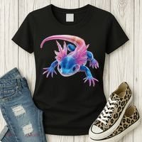 Axolotl Kawaii Cute Graphic Women's T-Shirt thumb 3