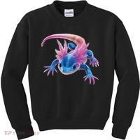 Axolotl Kawaii Cute Graphic Kids Sweatshirt thumb 0