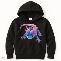 Axolotl Kawaii Cute Graphic Kids Hoodie thumb 0