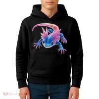 Axolotl Kawaii Cute Graphic Kids Hoodie thumb 4