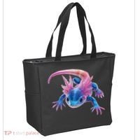 Axolotl Kawaii Cute Graphic Tote Bag thumb 2
