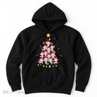 Axolotl Kawaii Christmas Tree Lights Pajama Xmas Tree Hoodie thumb 0