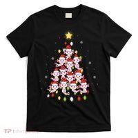 Axolotl Kawaii Christmas Tree Lights Pajama Xmas Tree T-Shirt thumb 0