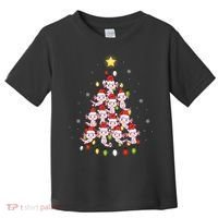 Axolotl Kawaii Christmas Tree Lights Pajama Xmas Tree Toddler T-Shirt thumb 0