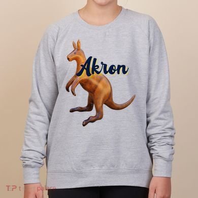 Akron Kangaroo Fun Retro Zips Women's Sweatshirt