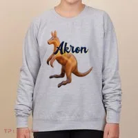 Akron Kangaroo Fun Retro Zips Women's Sweatshirt thumb 0
