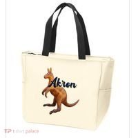 Akron Kangaroo Fun Retro Zips Tote Bag thumb 3
