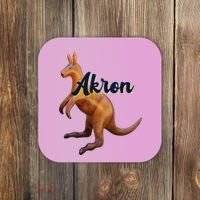 Akron Kangaroo Fun Retro Zips Coaster thumb 0